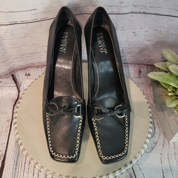 Franco Sarto Shoes - Franco Sarto Black Women's Loafers Size 8.5